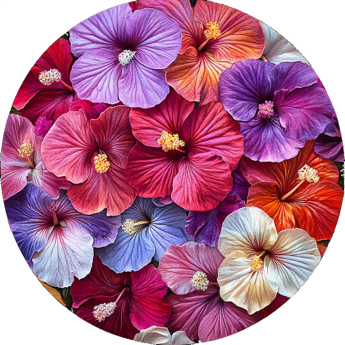 Orchidee – Fiori, tondo