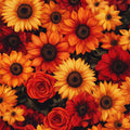 Papaveri girasoli – Fiori, quadrato