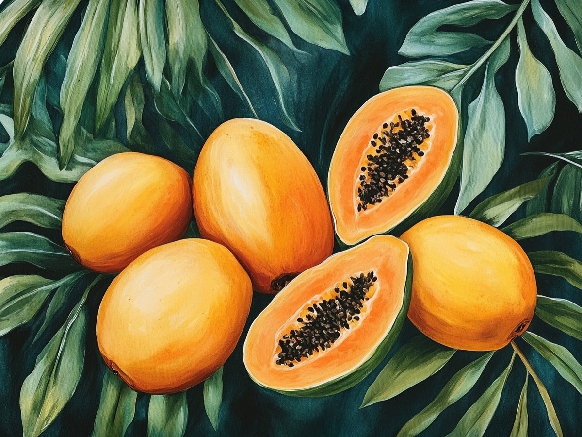 Papaya – Frutta, rettangolare 4:3