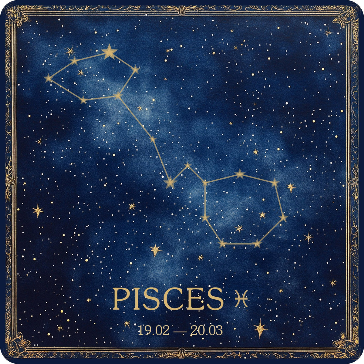 Pesci – Segni Zodiacali, quadrato