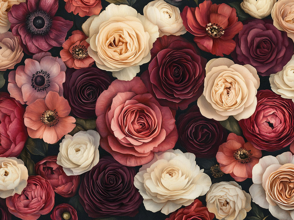 Rose – Fiori, rettangolare 4:3