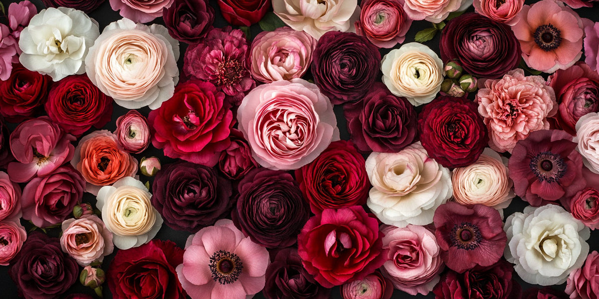 Rose – Fiori, rettangolare 2:1