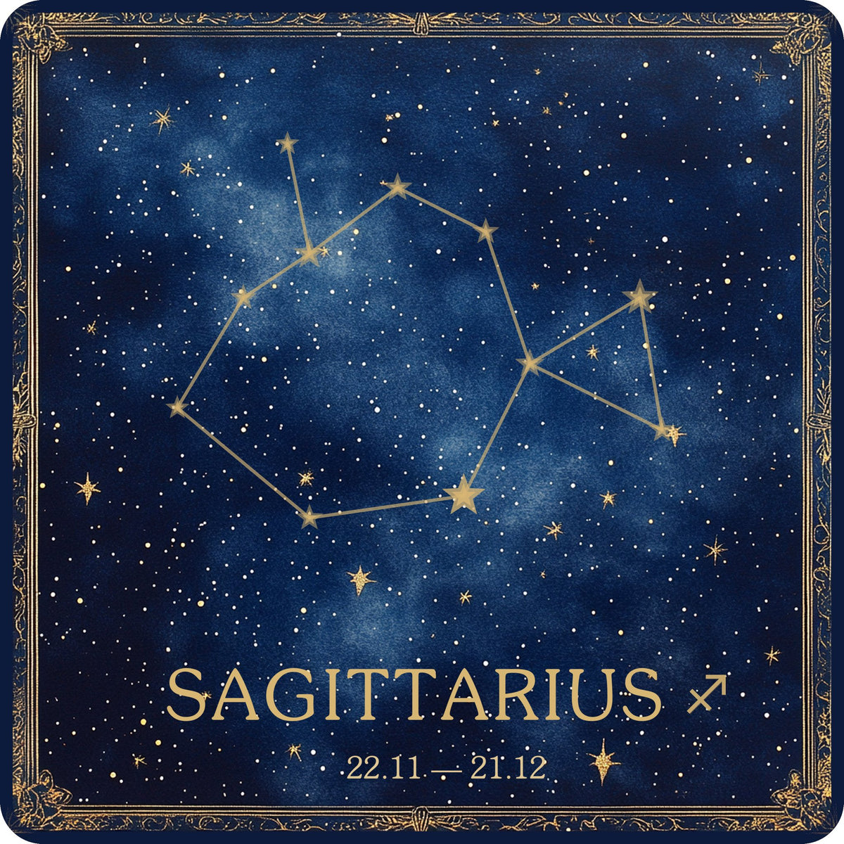 Sagittario – Segni Zodiacali, quadrato