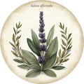 Salvia – Aromatiche e Verdure, tondo