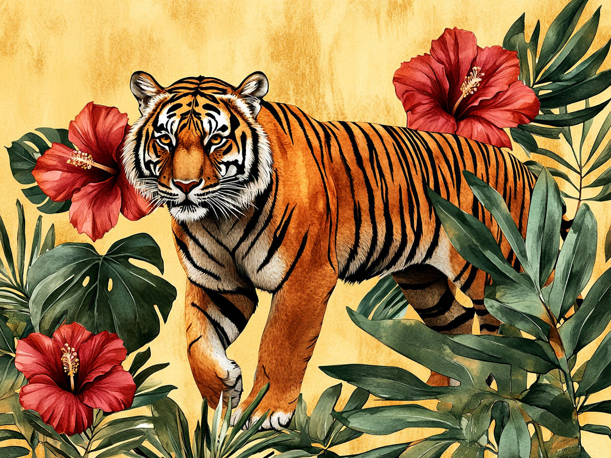 Tigre – Animali, rettangolare 4:3