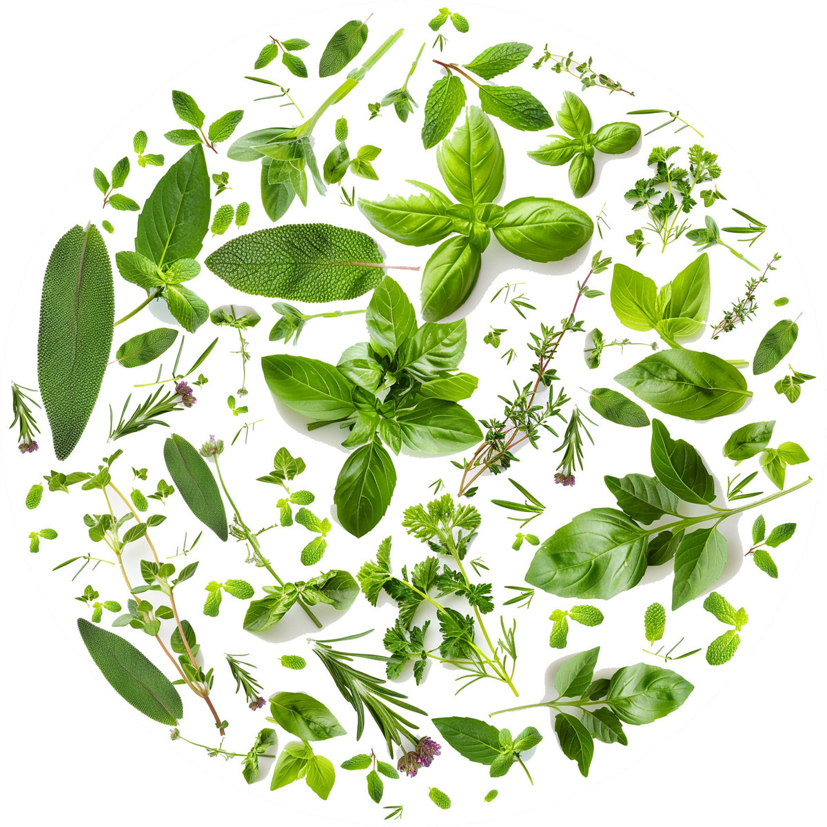 Tondo erbe 2 – Aromatiche e Verdure, tondo