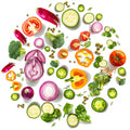 Vegetables – Herbs & Vegetables collection, round design by SubliLux
