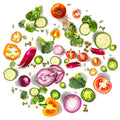Tondo verdure 2 – Aromatiche e Verdure, tondo