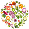 Tondo verdure 3 – Aromatiche e Verdure, tondo