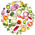 Tondo verdure 4 – Aromatiche e Verdure, tondo