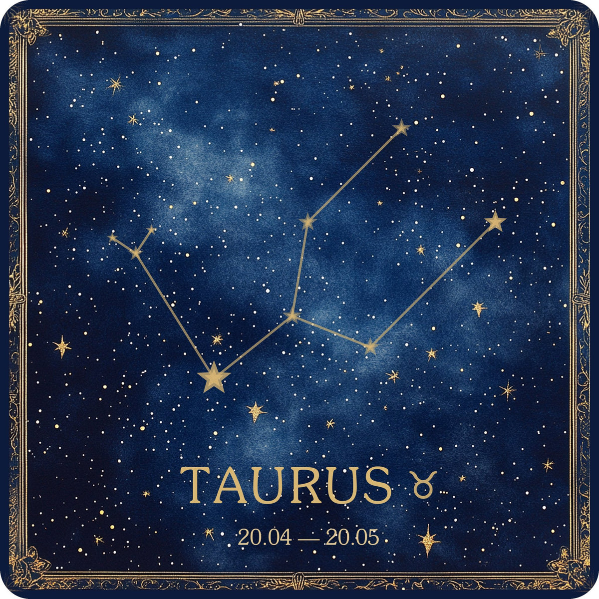 Toro – Segni Zodiacali, quadrato