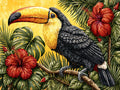 Toucan – Animals collection, rectangular 4:3 design by SubliLux