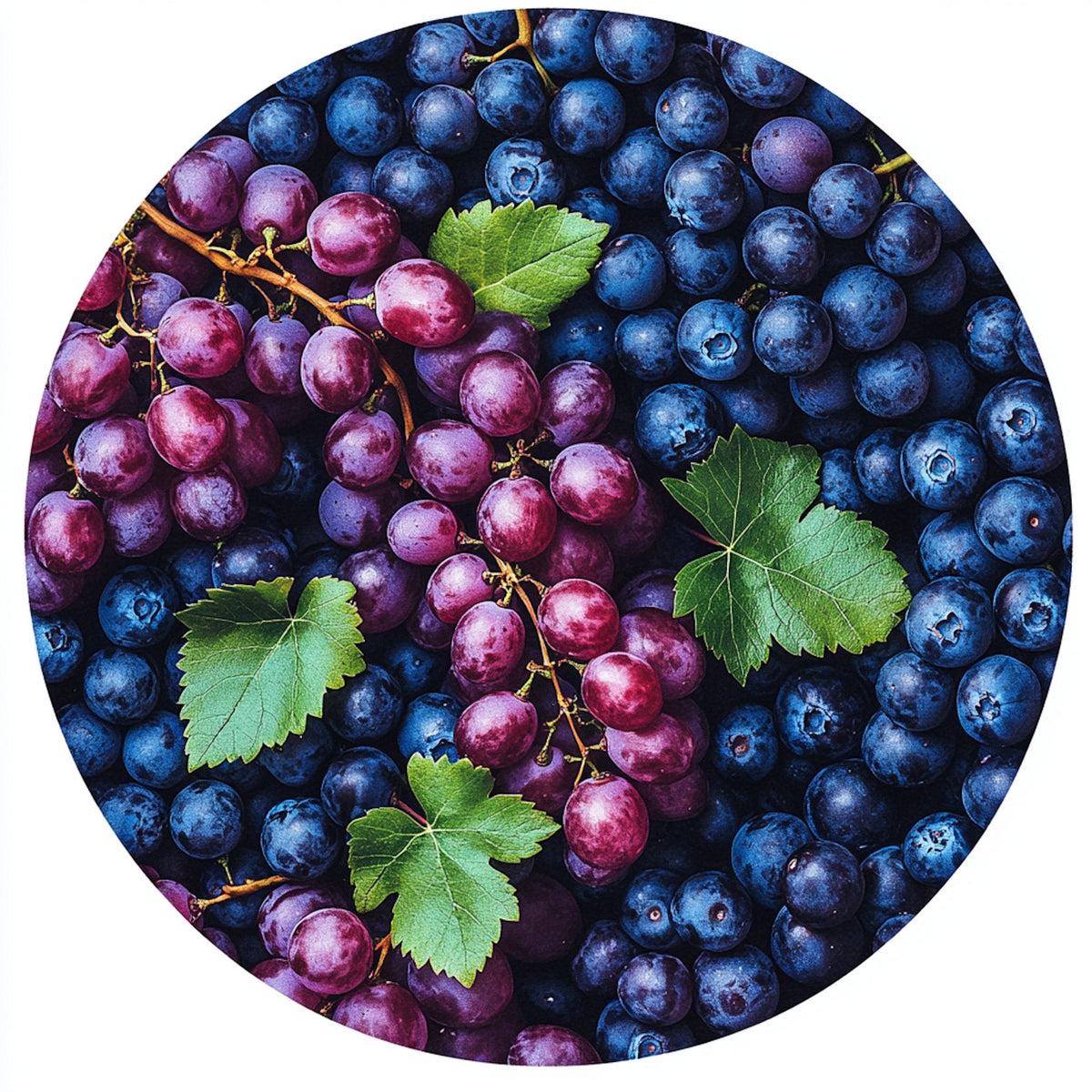 Uva (Frutta Viva) – Frutta, tondo
