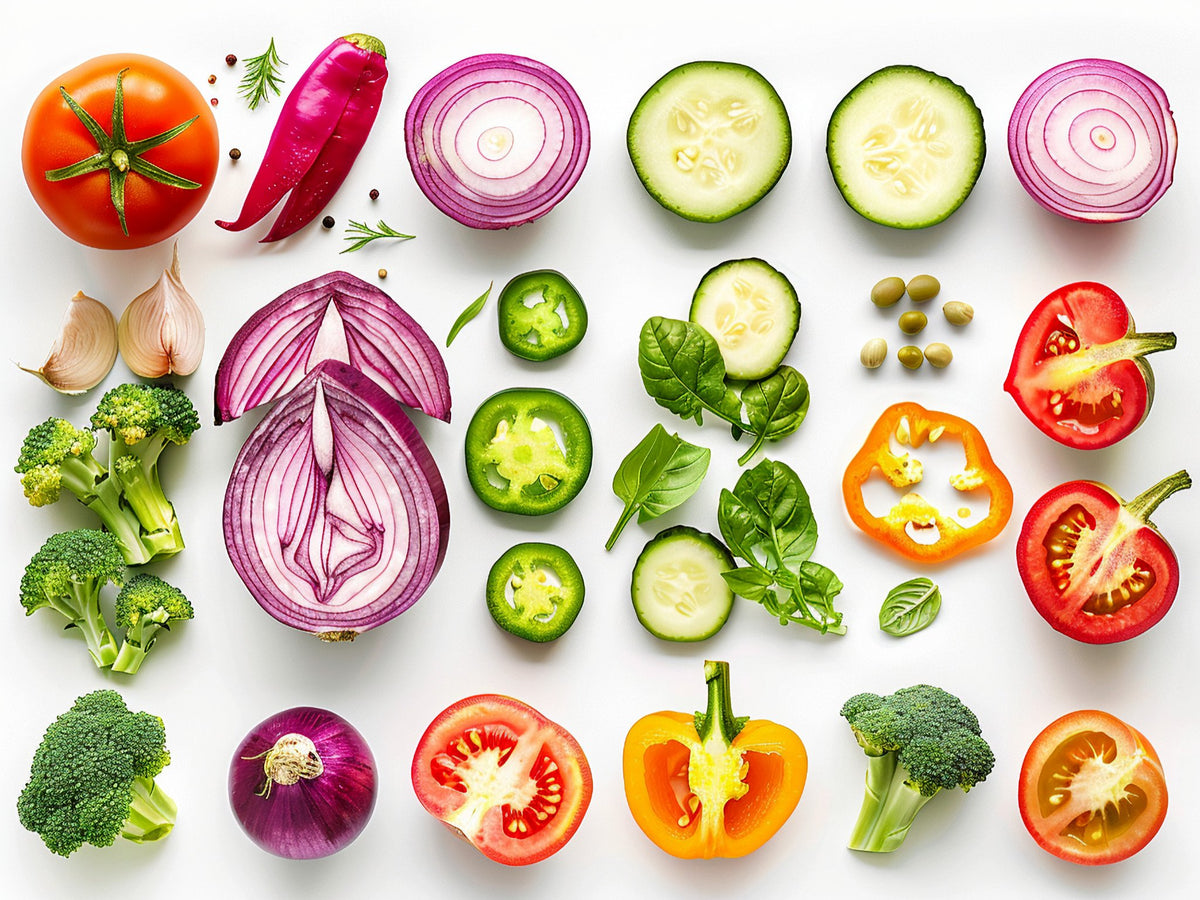 Vegetables 2 – Herbs & Vegetables collection, rectangular 4:3 design by SubliLux